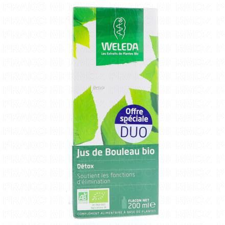 WELEDA Jus de bouleau bio (lot 2 x 200ml)