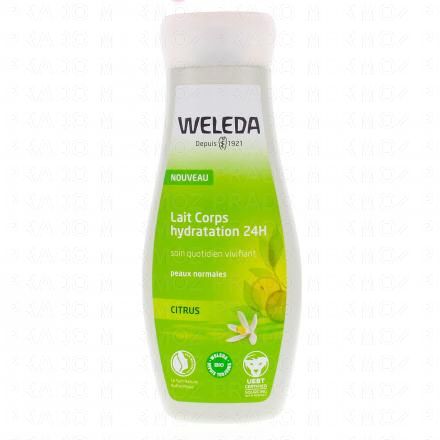 WELEDA Lait corps hydratation 24h citrus flacon 200ml