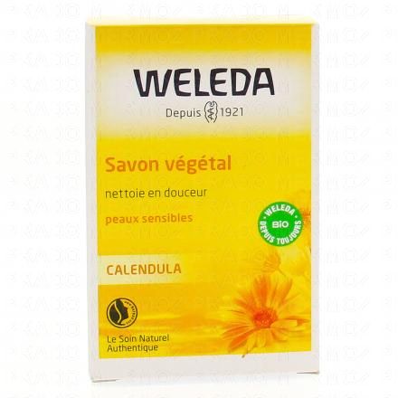 WELEDA Savon v&eacute;g&eacute;tal tr&egrave;s doux au calendula pain 100g