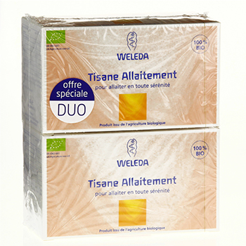 WELEDA Maternité - Tisane allaitement bio (lot de 2 boîtes x 20 sachets)