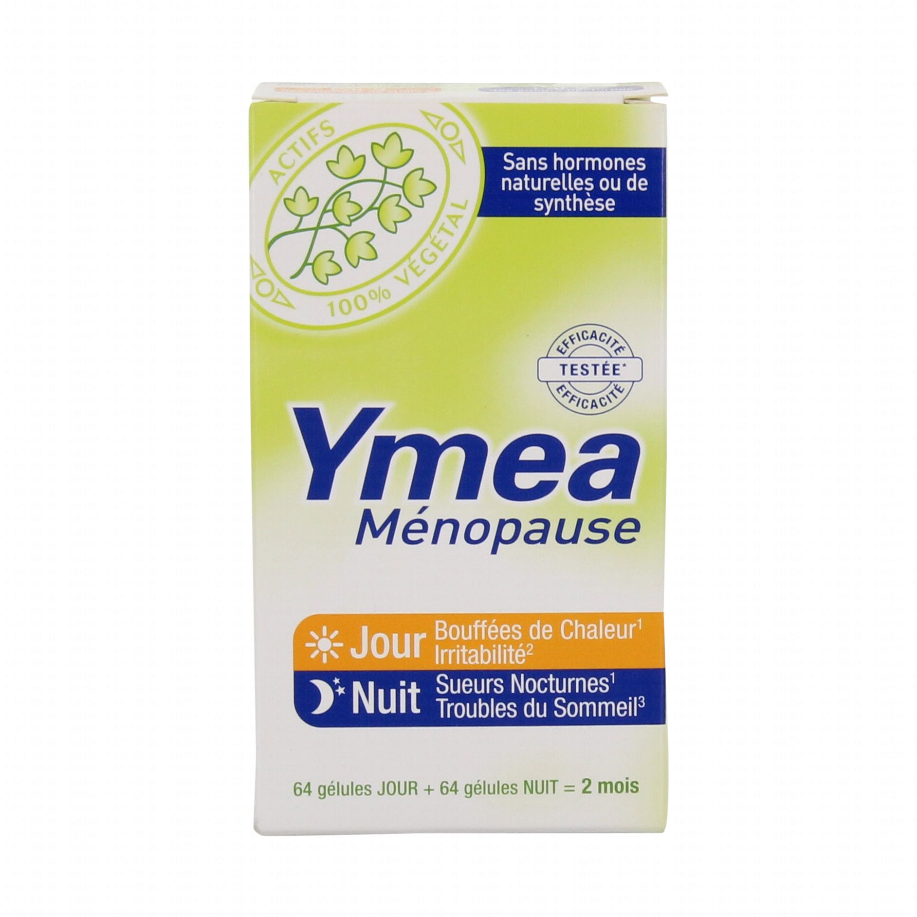 YMEA Ménopause jour / nuit 128 comprimés Pharmacie en ligne Prado Mermoz