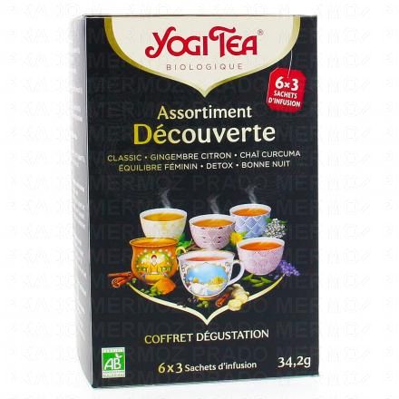 YOGI TEA Assortiment D&eacute;couverte 6x3 sachets 34.2g