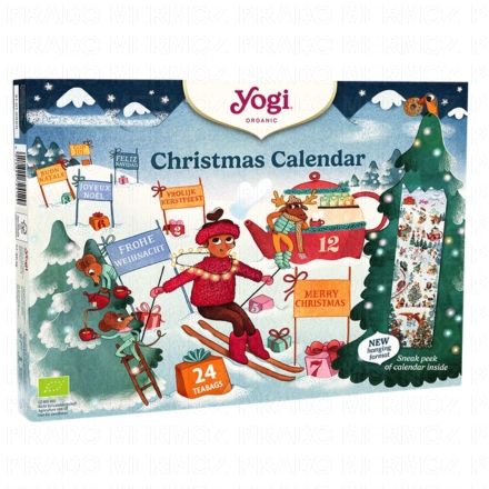 YOGI TEA Calendrier de l'avent "Sortie au ski"