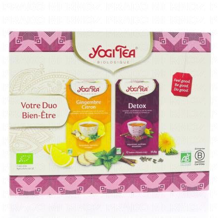 YOGI TEA Coffret D&eacute;tox Gingembre Citron