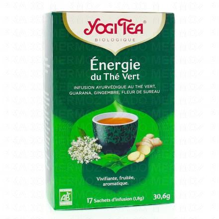 YOGI TEA Energie du th&eacute; vert 17 sachets de 1.8g