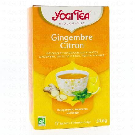 YOGI TEA Gingembre citron bio 17 sachets