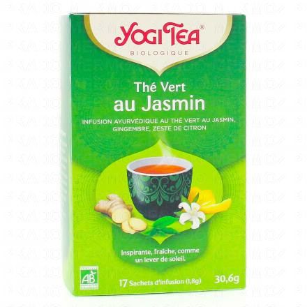 YOGI TEA Th&eacute; Vert au Jasmin 17 sachets