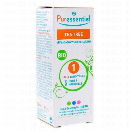 PURESSENTIEL Huile essentielle tea tree / arbre à thé bio (30 ml)