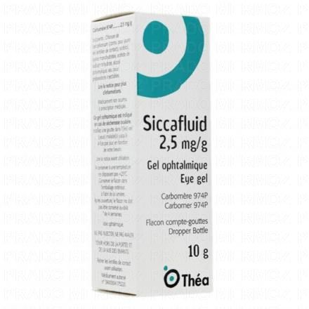 THEA Siccafluid gel ophtalmique 0,25mg/g 10g