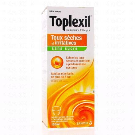Toplexil 0,33 mg/ml sans sucre