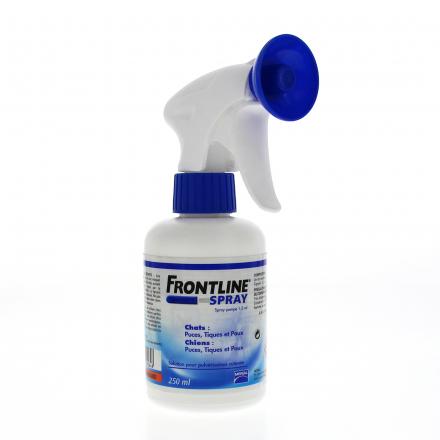 FRONTLINE Spray - anti puces/tiques/poux chient&chats 500ml (250ml)