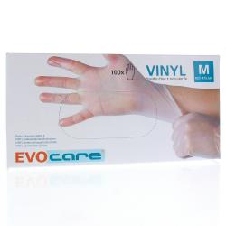EVOCARE Gants d'examen latex non poudrée x100 taille m