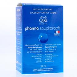 EYECARE Pharma souples/soft - Solution multifonctions hypoallergéniques lentilles 50ml