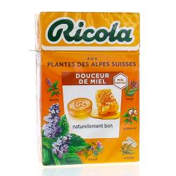 RICOLA Bonbons aux plantes suisses gout douceur de miel  50g