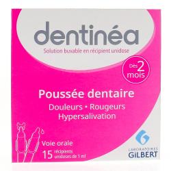 GILBERT Dentinéa Poussée dentaire récipients de 1ml 15 récipients