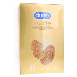 DUREX Nude - Sensation Peau Contre Peau - 8 Préservatifs x16