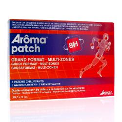 AROMA Patch Chauffants petit format multi-zones 8h x3 grand format