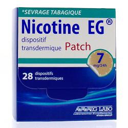 EG LABO Nicotine x28 patchs 7mg