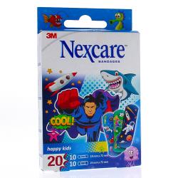 NEXCARE Pansements Happy Kids 20 pansements héros