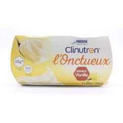 NESTLE Clinutren L'onctueux saveur vanille 4x200g