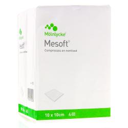 MOLNLYCKE Mesoft compresses en non tissé x100 10 cm x 10cm