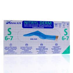 NATUREX Nitryl derm Gants en nitrile sans poudre x100 gants taille s