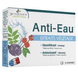 LES 3 CHENES Anti-Eau Extraits Végétaux Lot de 2 x 30 comprimés