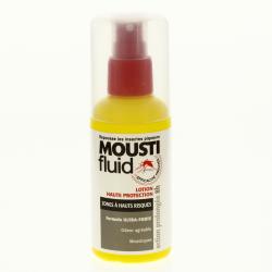 MOUSTIFLUID lotion haute protection zones à hauts risques flacon pulvérisateur 100ml