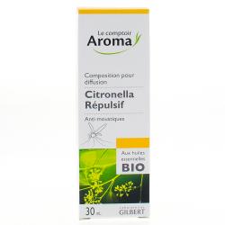 LE COMPTOIR AROMA Solution a diffuser multi-usages citronella spray 30ml