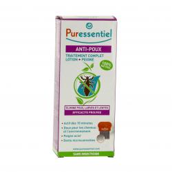 PURESSENTIEL Anti poux spray flacon 100ml + peigne
