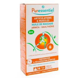 PURESSENTIEL Huile de massage huile essentielle arnica - gaultherie flacon 100ml