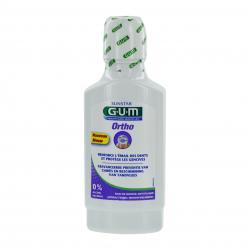 GUM Ortho bain de bouche anti-plaque flacon 300ml