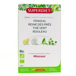 SUPERDIET Quatuor minceur bio 20 ampoules