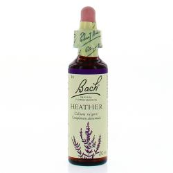 FLEURS DE BACH Original n°14 Heather fleur de bach flacon compte-gouttes 20ml