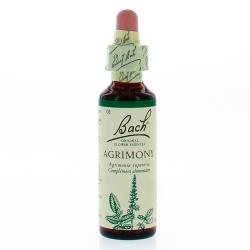 FLEUR DE BACH Original n°01 Agrimony (aigremoine) fleur de bach flacon 20ml