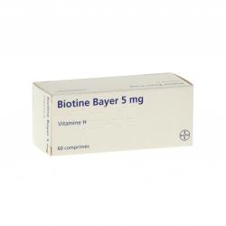 Biotine bayer 5 mg boîte de 60 comprimés