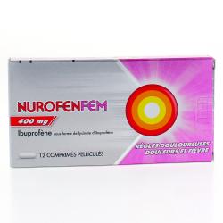 Nurofenfem 400 mg boîte de 12 comprimés