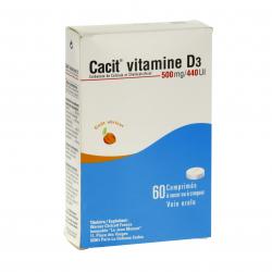 Cacit vitamine d3 500 mg/440 ui tube(s) de 60 comprimés
