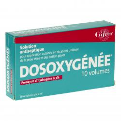 Dosoxygénée 10 volumes boîtes de 20 récipients unidoses