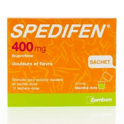 Spedifen 400 mg boîte de 12 sachets-doses