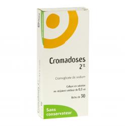 Cromadoses 2 pour cent boîte de 30 récipients unidoses