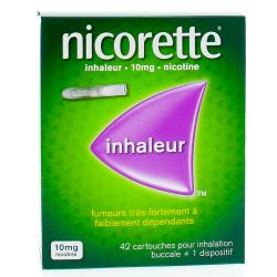 NICORETTE Inhaleur 10 mg boîte de 42 cartouches