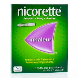 NICORETTE Inhaleur 10 mg boîte de 6 cartouches