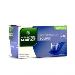 MÉDIFLOR Tisane n°14 calmante - trouble du sommeil boîte de 24 sachets-doses
