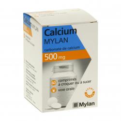 MYLAN Calcium 500 mg flacon de 60 comprimés