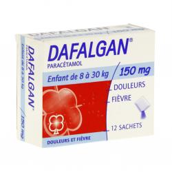 Dafalgan 150 mg boîte de 12 sachets