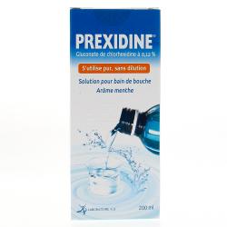 Prexidine 0,12 pour cent flacon de 200 ml