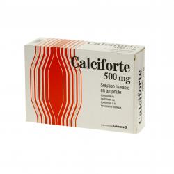 Calciforte 500 mg boîte de 30 ampoules