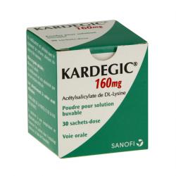 Kardegic 160 mg boîte de 30 sachets