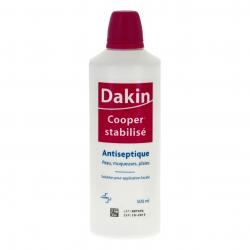 Dakin cooper stabilisé flacon de 500 ml